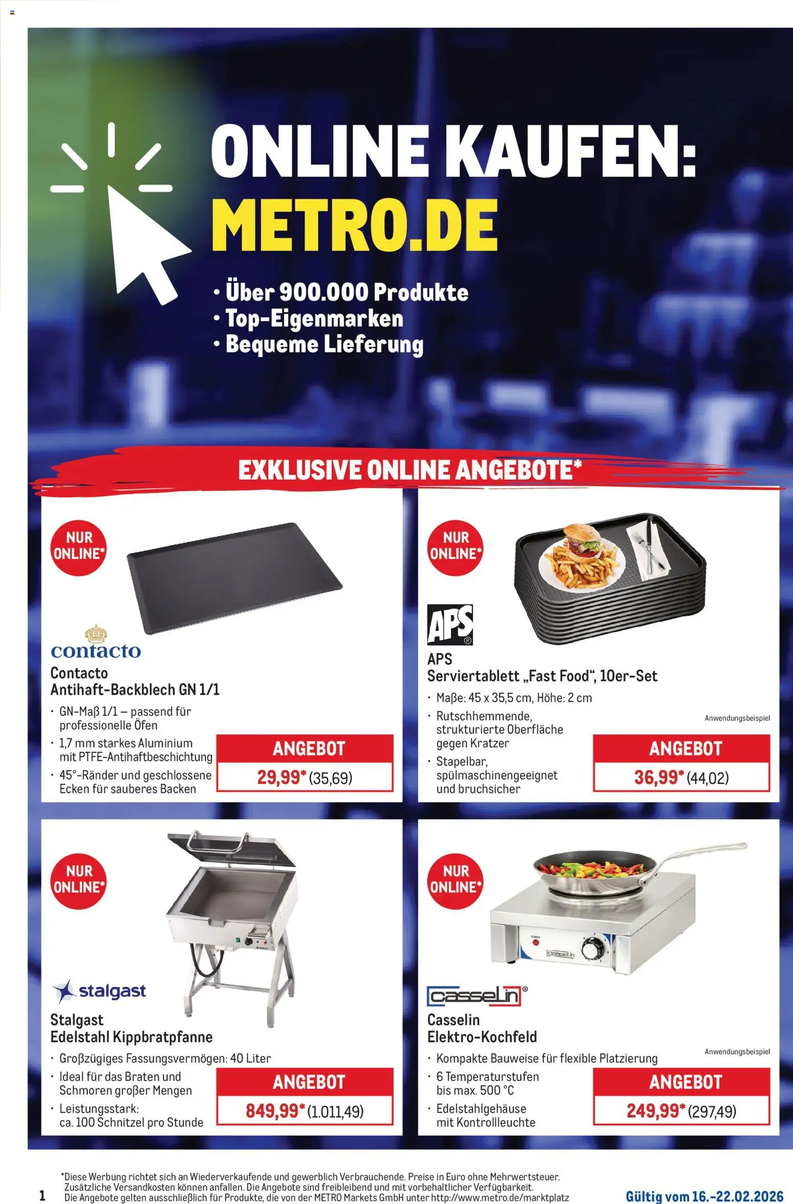 Vorschau von dem Prospekt des Geschäftes Metro, gültig ab dem 16.02.2026