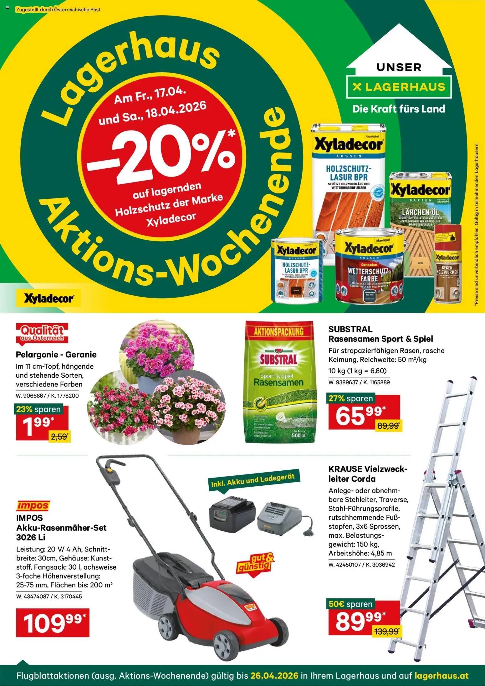 Vorschau der Angebote: Lagerhaus Lagerhaus Flugblatt gültig ab 13.04.2026