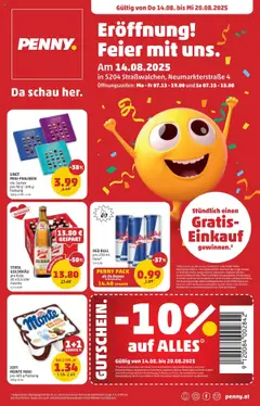 Vorschau der Angebote: Penny Markt Eröffnung in 5204 Straßwalchen gültig ab 14.08.2025