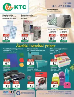 Pregled letka Katalog igračke i tekstil trgovine KTC vrijedi od 14.01.2026