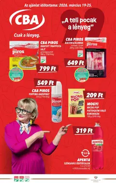 CBA - CBA akciós újság megtekintése, amely érvényes 2026.03.19.-től