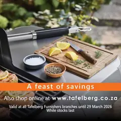 Preview of Tafelberg Furnishers flyer valid from 19/03/2026