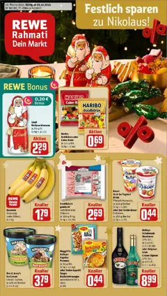 Vorschau von dem Prospekt des Geschäftes Rewe, gültig ab dem 01.12.2025