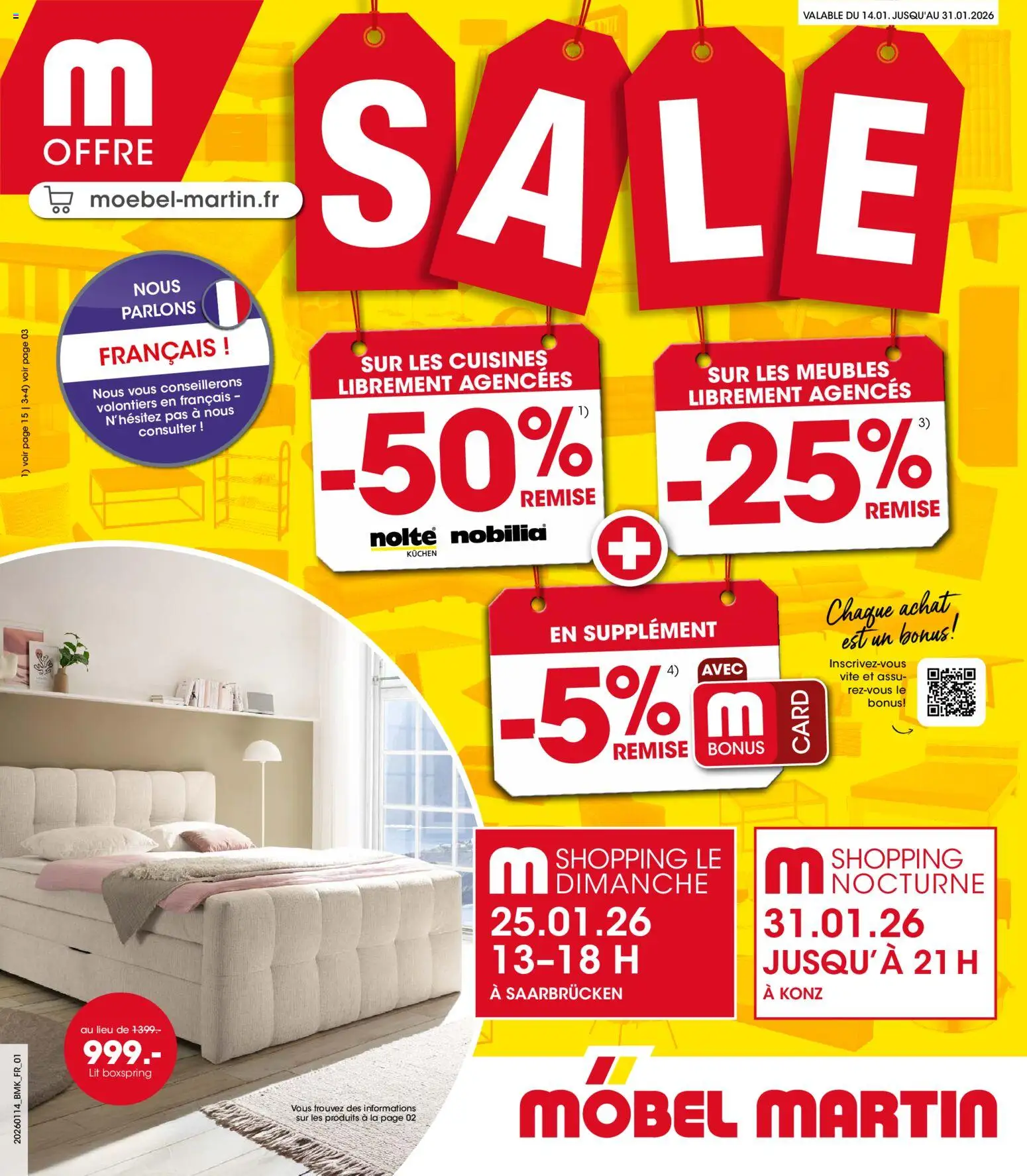 Prévisualisation de Catalogue du magasin Möbel Martin formulaire valide 14/01/2026