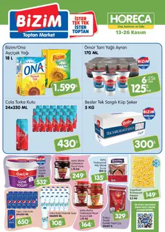 Bizim Toptan Horeca kataloğu 13.11.2025 - Broşürünün önizlemesi