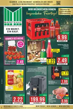 Vorschau von dem Prospekt des Geschäftes Marktkauf, gültig ab dem 22.12.2025