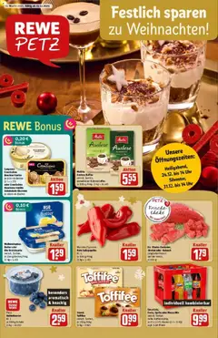 Vorschau von dem Prospekt des Geschäftes Rewe, gültig ab dem 15.12.2025