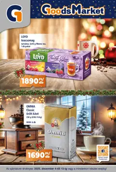 Goods Market - Akciós újság Goods Market megtekintése, amely érvényes 2025.12.04.-től