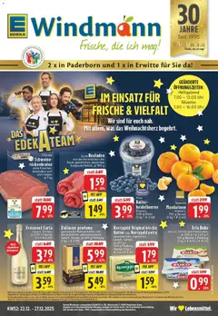 Vorschau von dem Prospekt des Geschäftes Edeka, gültig ab dem 22.12.2025
