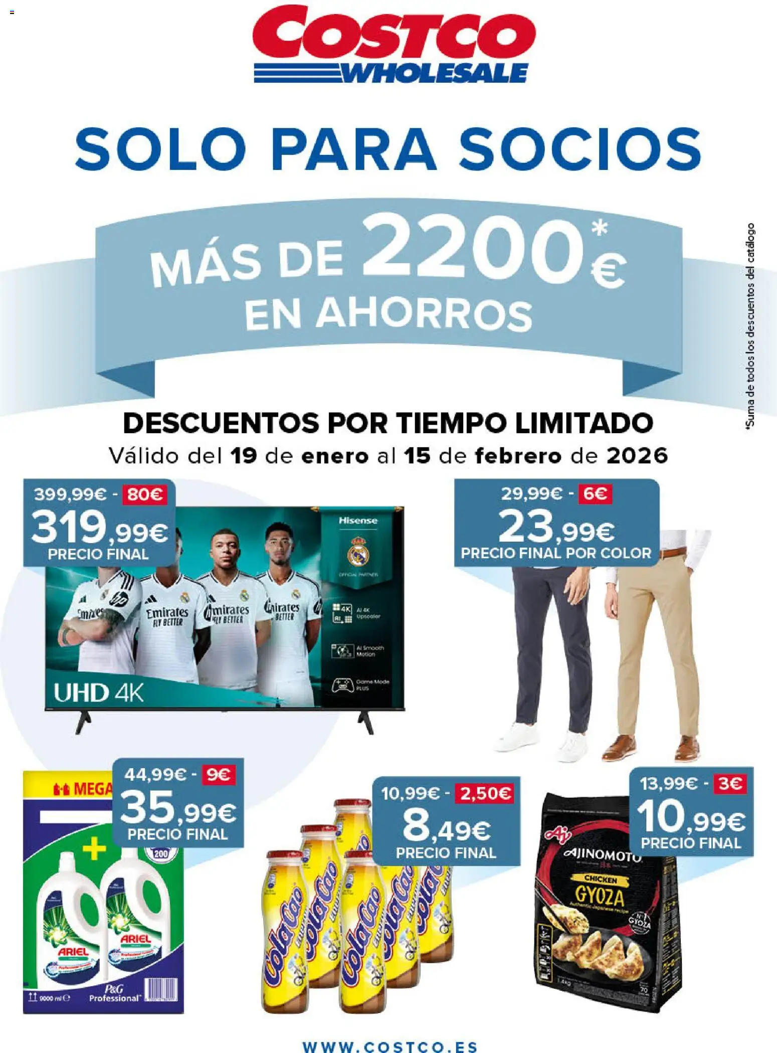 Vista previa del folleto de la tienda Costco válido desde el 19/01/2026 