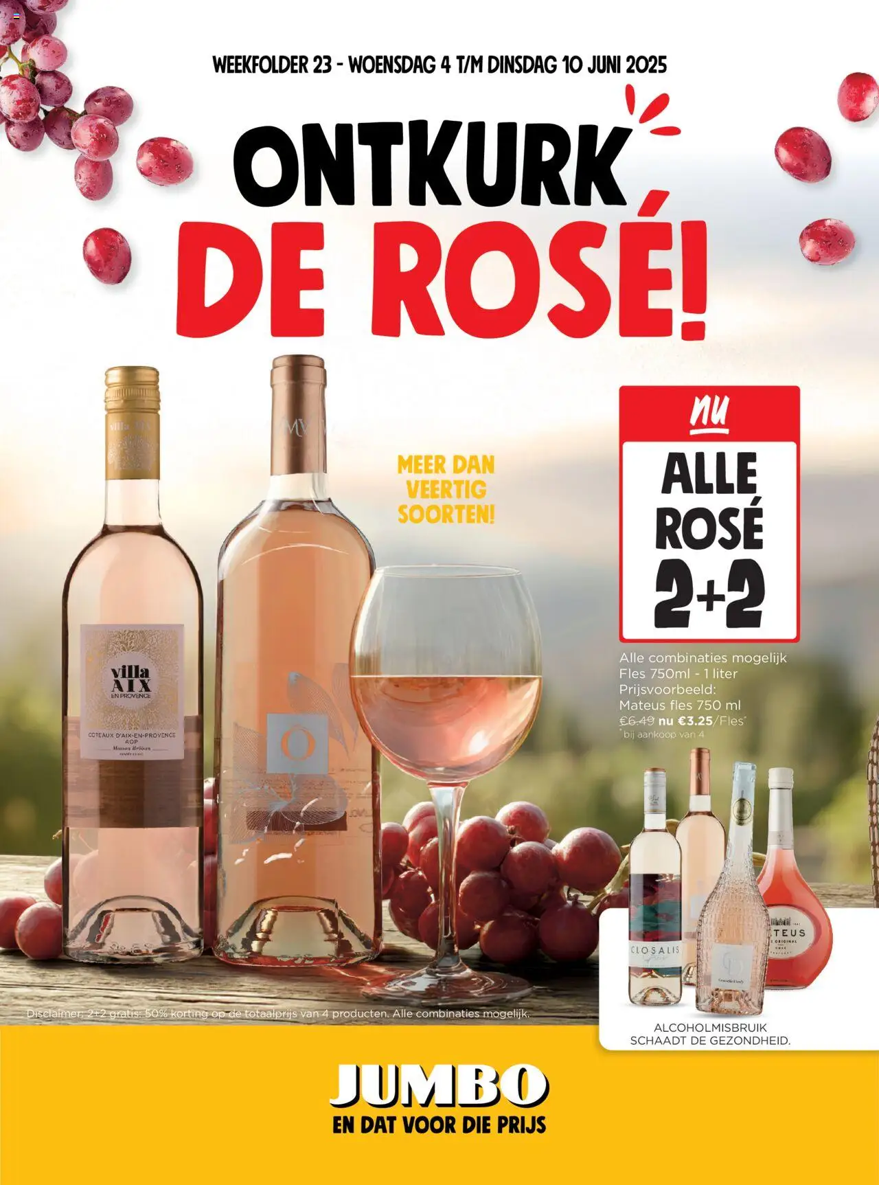 JUMBO shop Folder / Publicité geldig vanaf 04/06/2025 - Paginanummer 1 - Fles