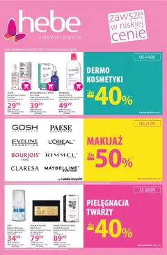 Pogląd gazetki "Gazetka" ze sklepu Hebe ważnej od 08.09.2025