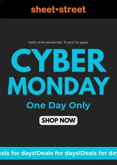 Preview of Sheet Street flyer valid from 01/12/2025