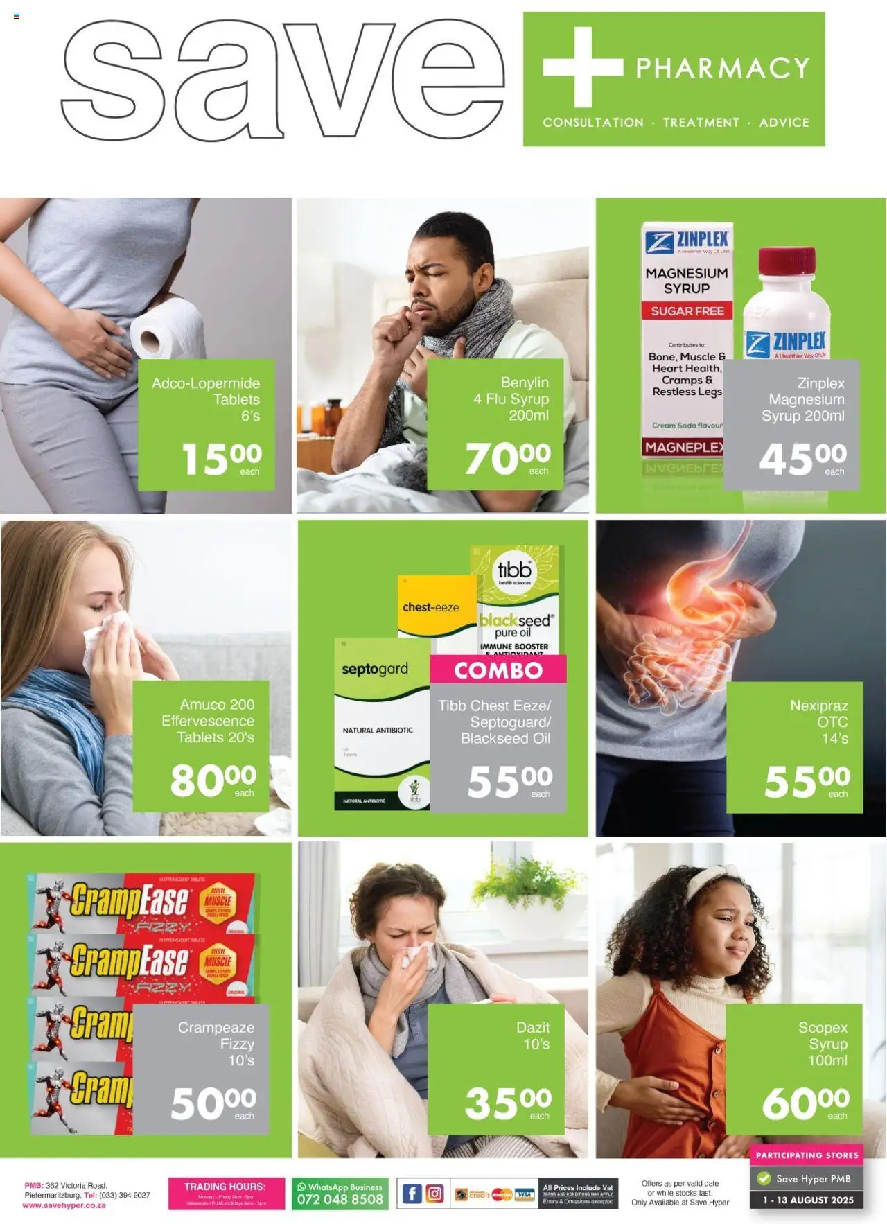 Save Pharmacy Specials from 01/08 - 13/08/2025 > Promotions