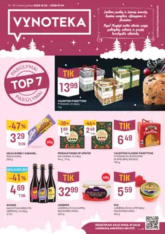 VYNOTEKA parduotuvės leidinio Leidinys galiojančio nuo 2025.12.22 peržiūra