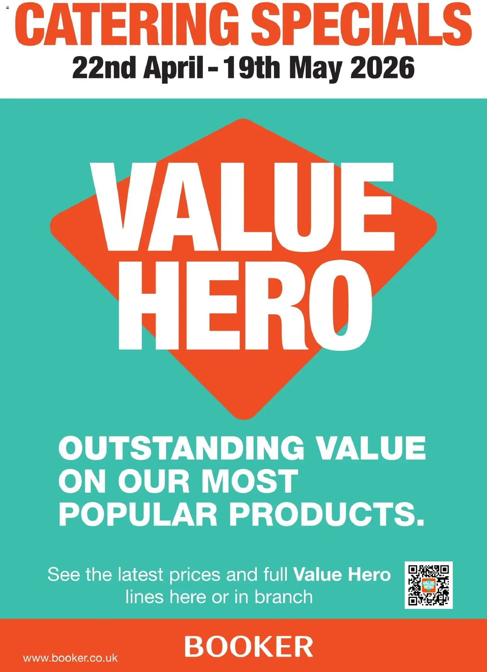 Preview of Booker Wholesale Booker Wholesale - Catering Specials valid from 22/04/2026