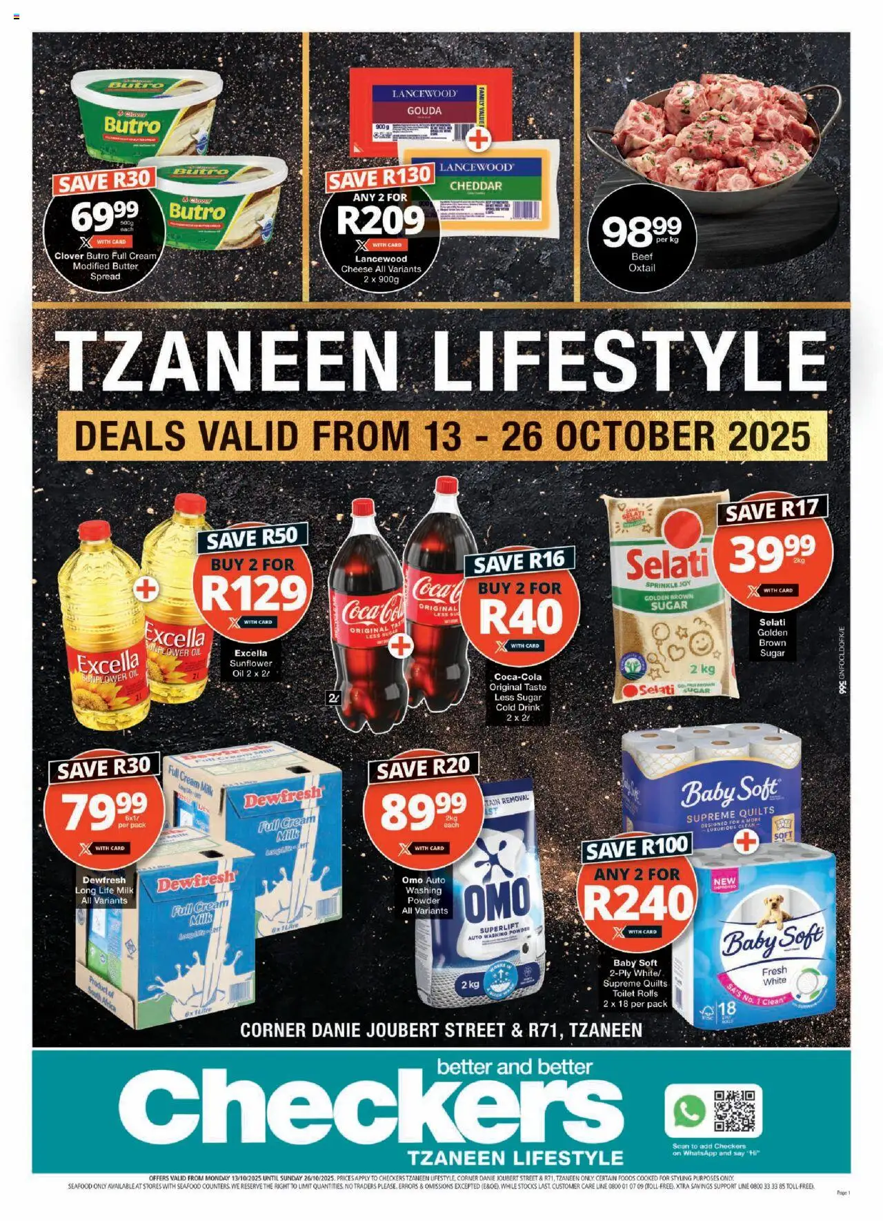 Checkers Gauteng - Tzaneen Lifestyle Store Opening 13/10 - 26/10/2025 >> Catalogue