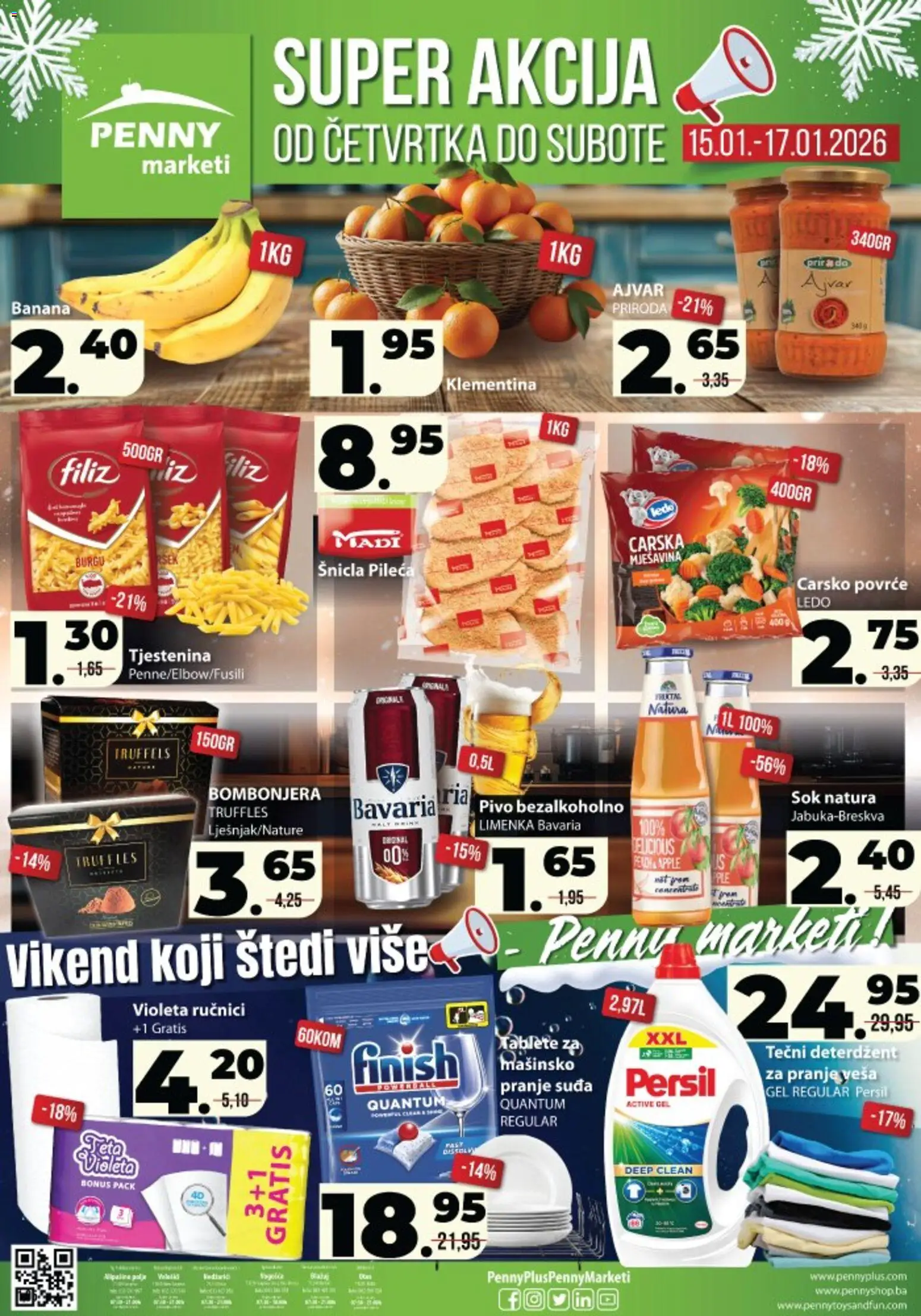 Pregled letka Katalog trgovine Penny Marketi vrijedi od 15.01.2026