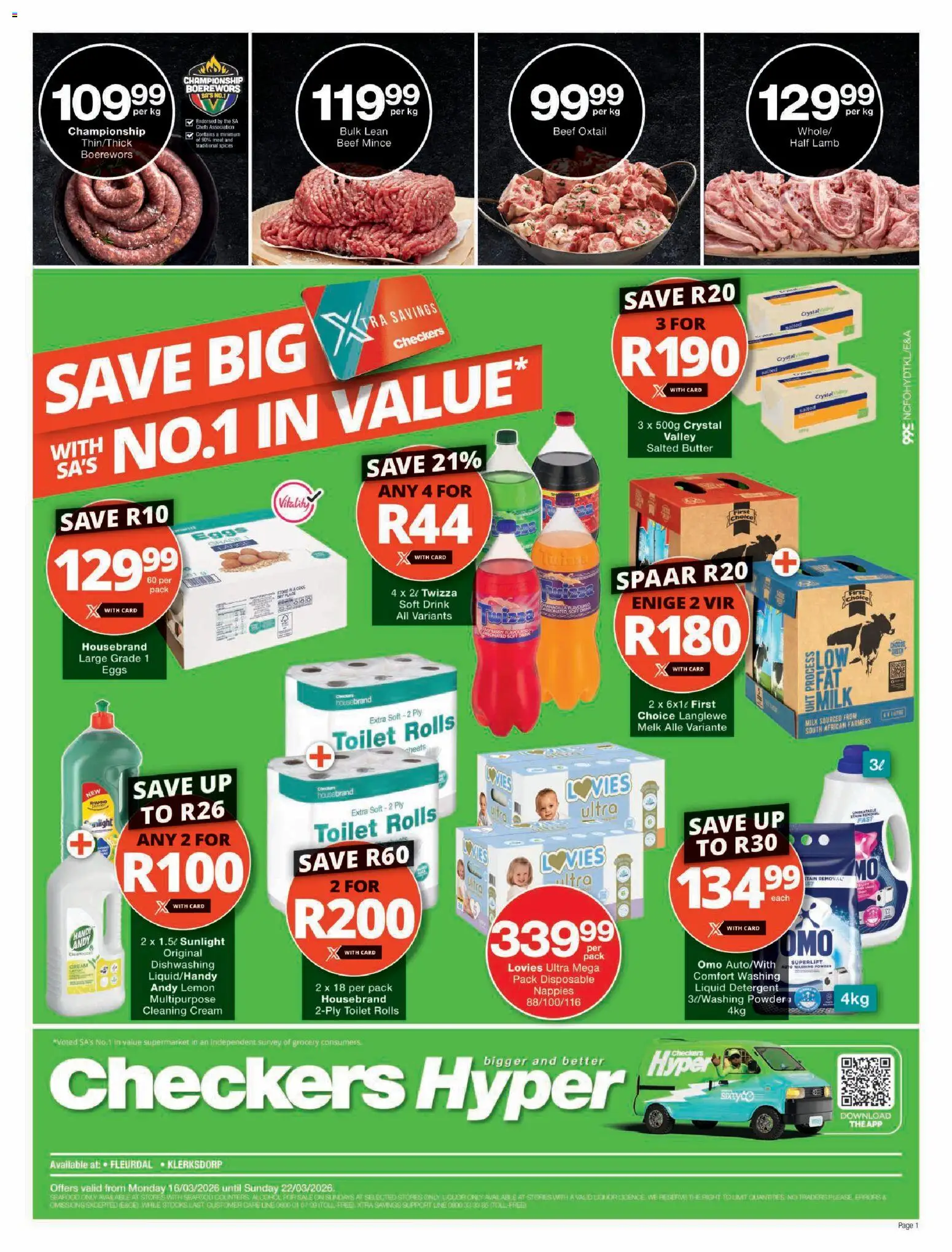 Preview of Checkers flyer valid from 16/03/2026