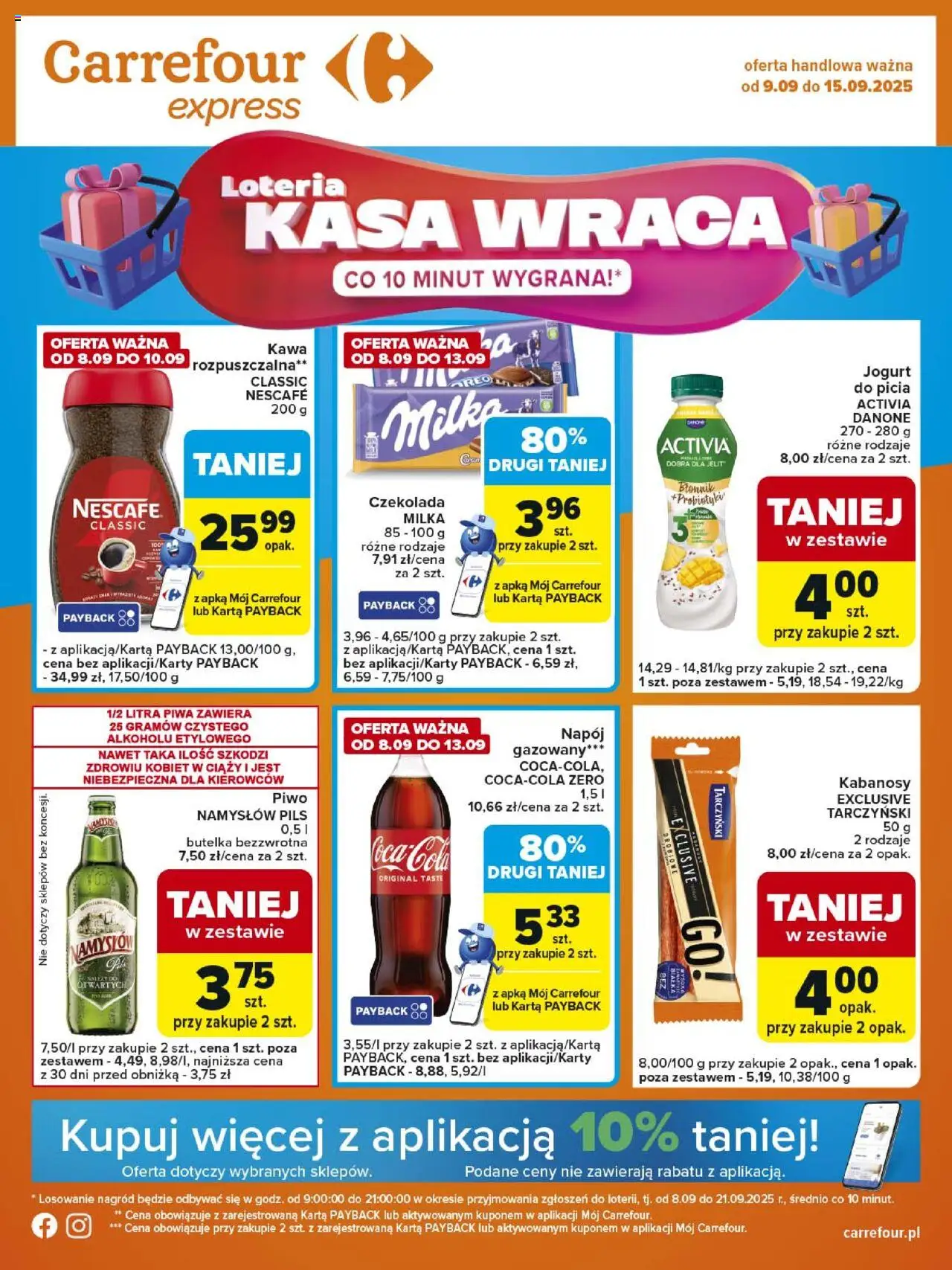Carrefour Express od 09.09.2025 - Nowa Gazetka - Numer strony 1