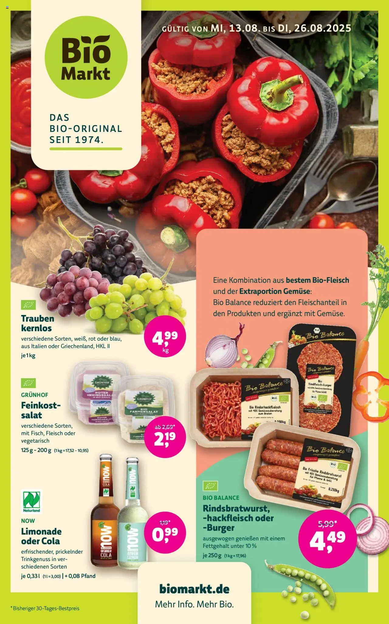 BioMarkt Prospekt (vom 13.08.2025 - 26.08.2025)