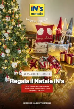 Anteprima dell'opuscolo Volantino Regala il Natale dal negozio IN's valido da 26/11/2025
