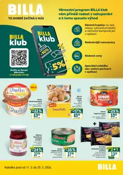 Náhled nabídky: Billa Billa leták - Bonus club platný od 11.03.2026
