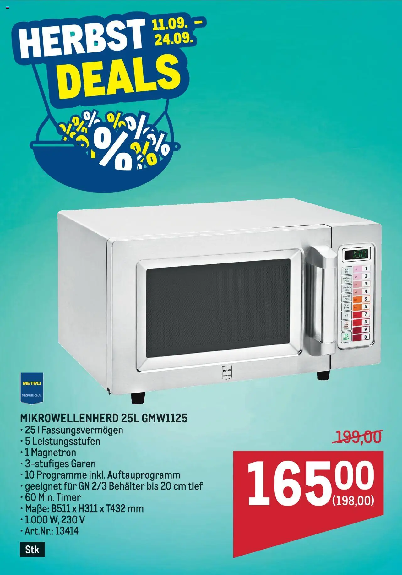  Metro Herbst Deals ab (11.09.2025 - 24.09.2025) - Seite 1