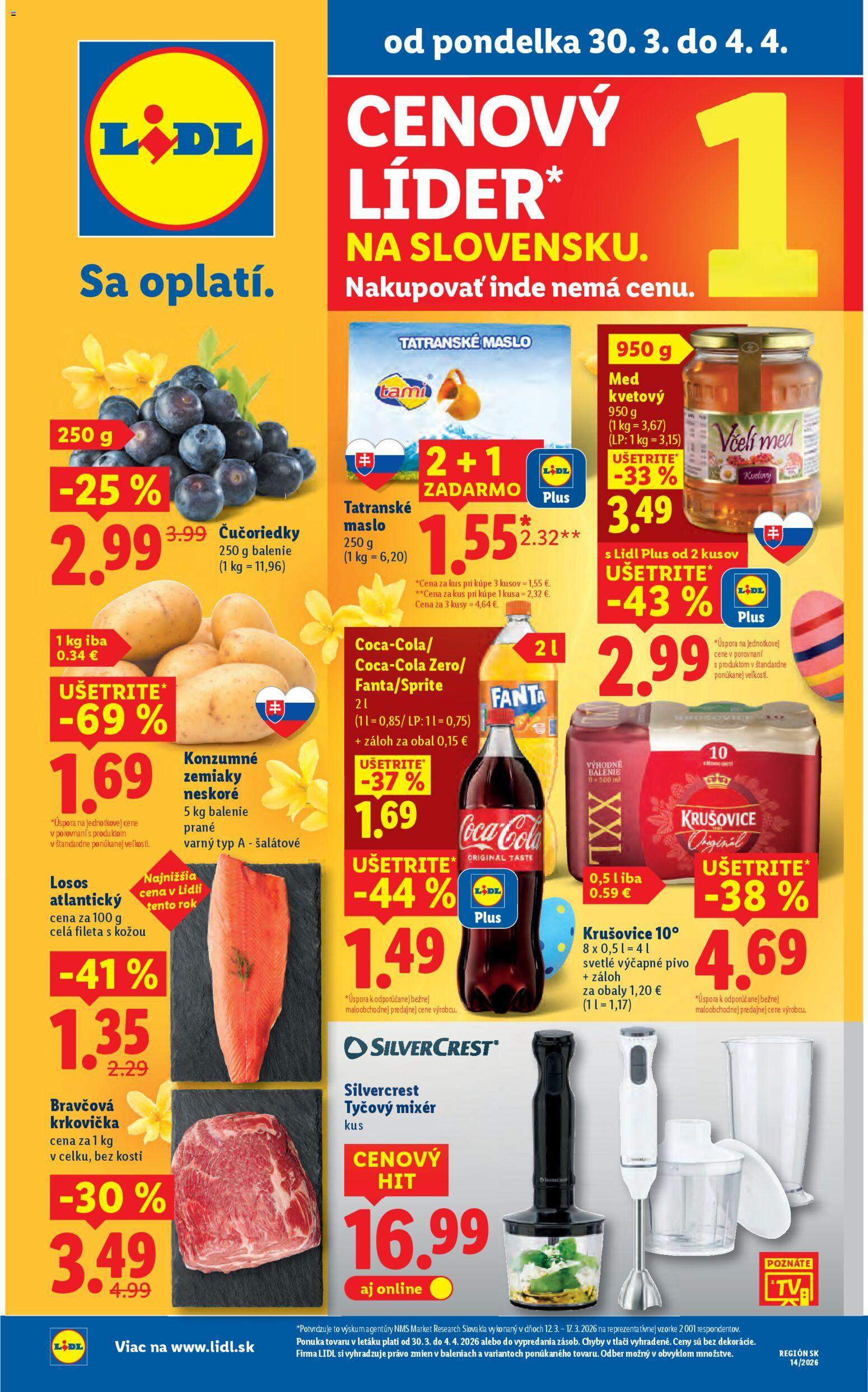 Nový Lidl leták od 30.03.