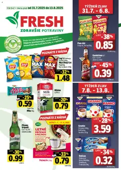 Náhľad Fresh letáku platného od 31.07.2025