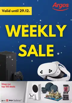 Preview of Argos Weekly offers valid from 23/12/2025