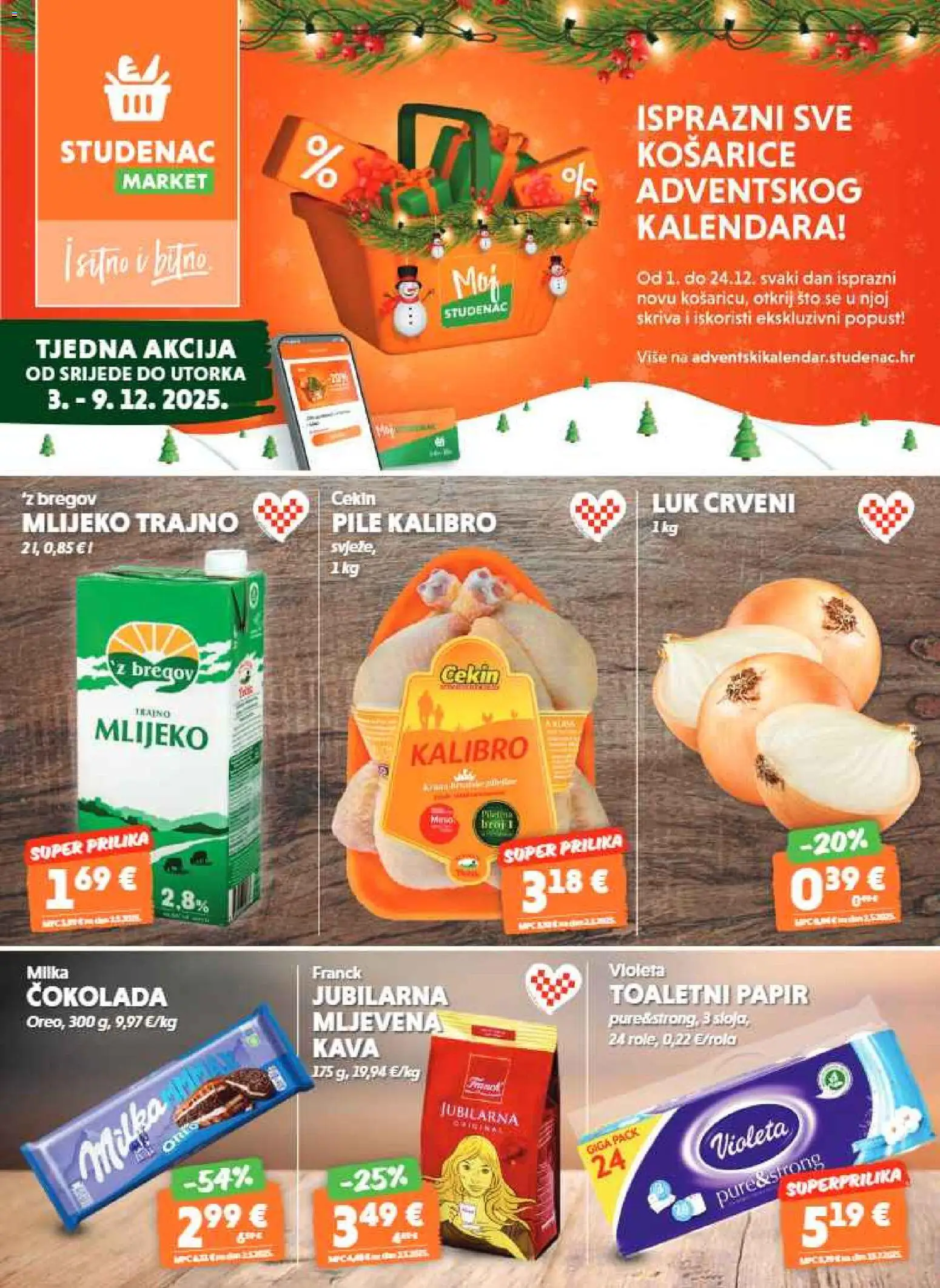 Pregled letka Katalog trgovine Studenac vrijedi od 03.12.2025