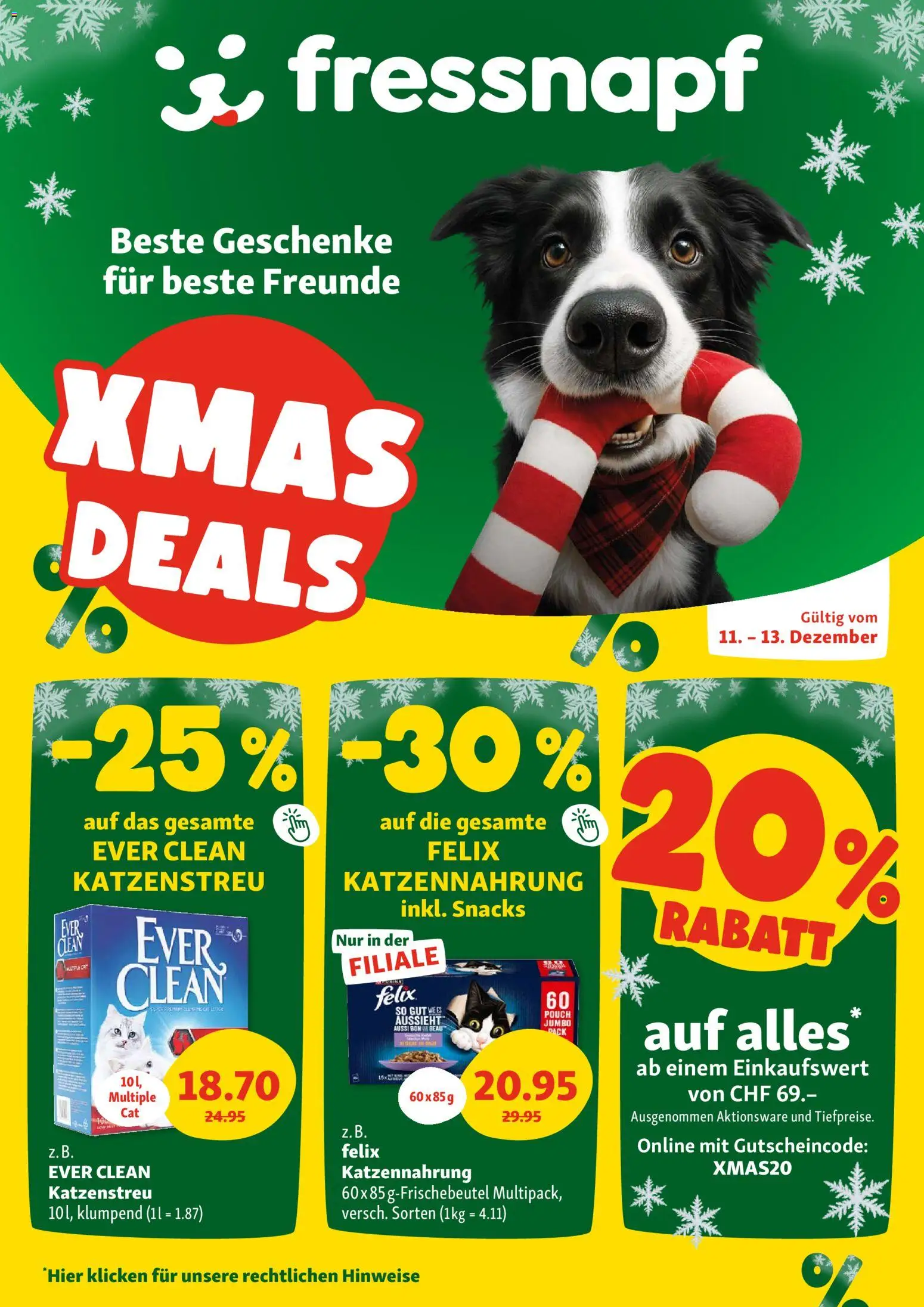 Vorschau des Merkblatts Aktionen vom Shop Fressnapf gültig von 11.12.2025 bis 13.12.2025