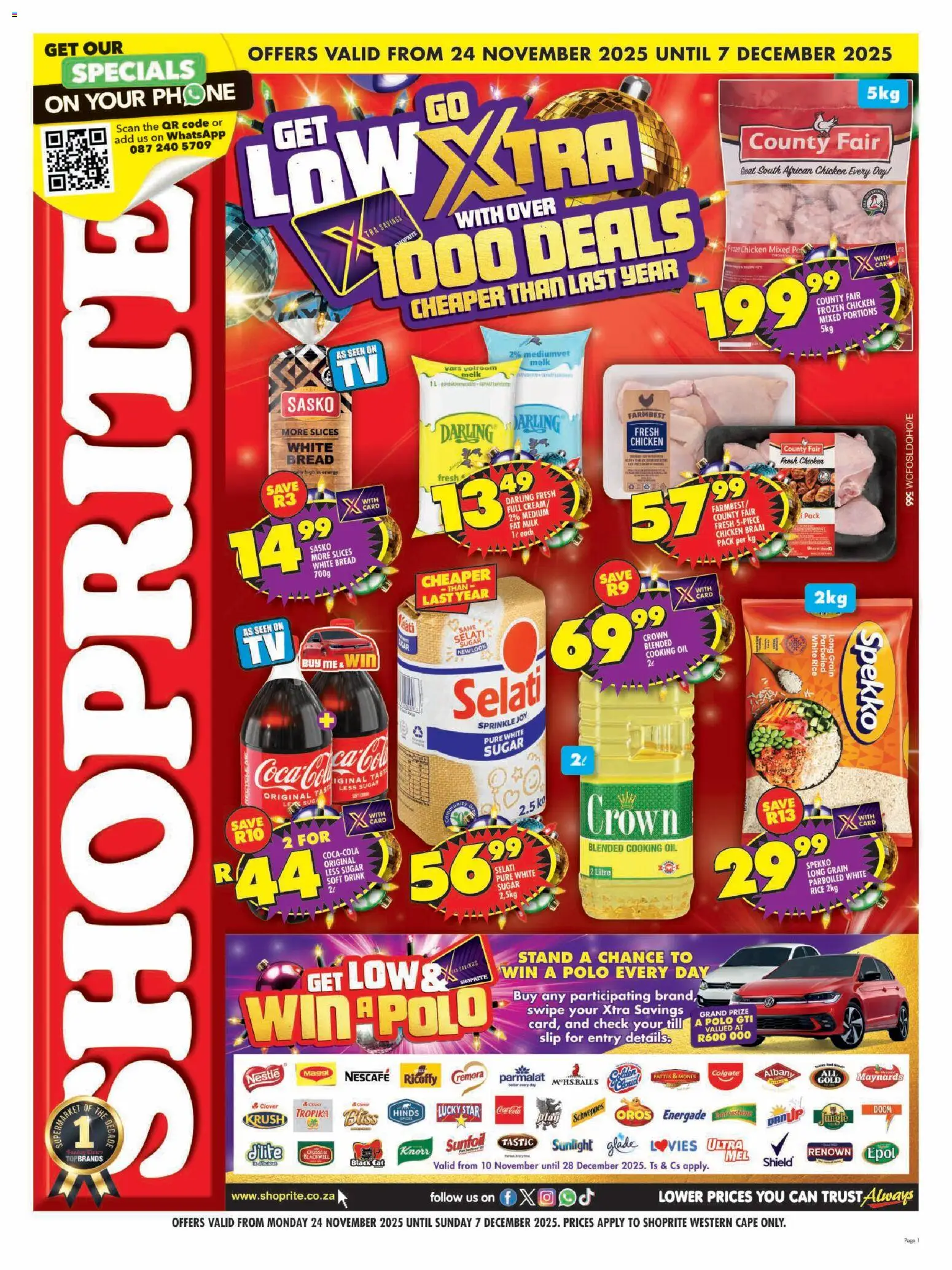 Preview of Shoprite flyer valid from 24/11/2025