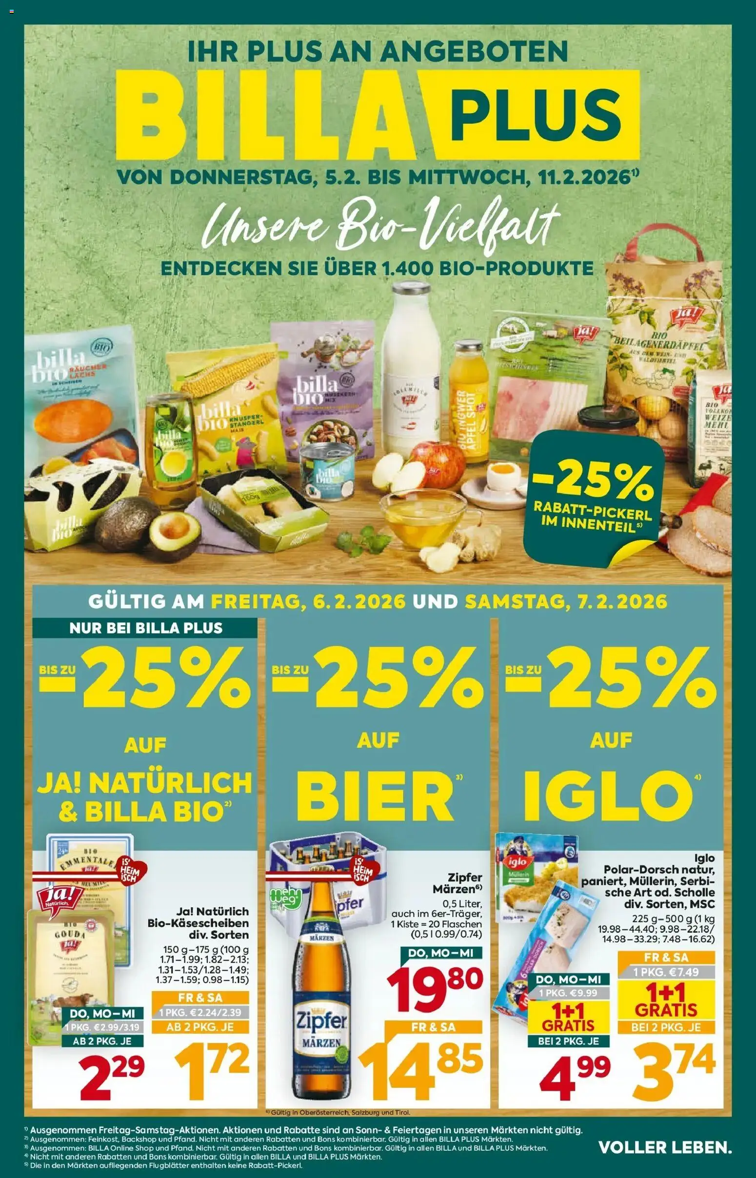 Vorschau der Angebote: Billa Plus Oberösterreich gültig ab 05.02.2026