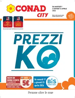 Anteprima dell'opuscolo Conad volantino City Lombardia dal negozio Conad valido da 07/04/2026