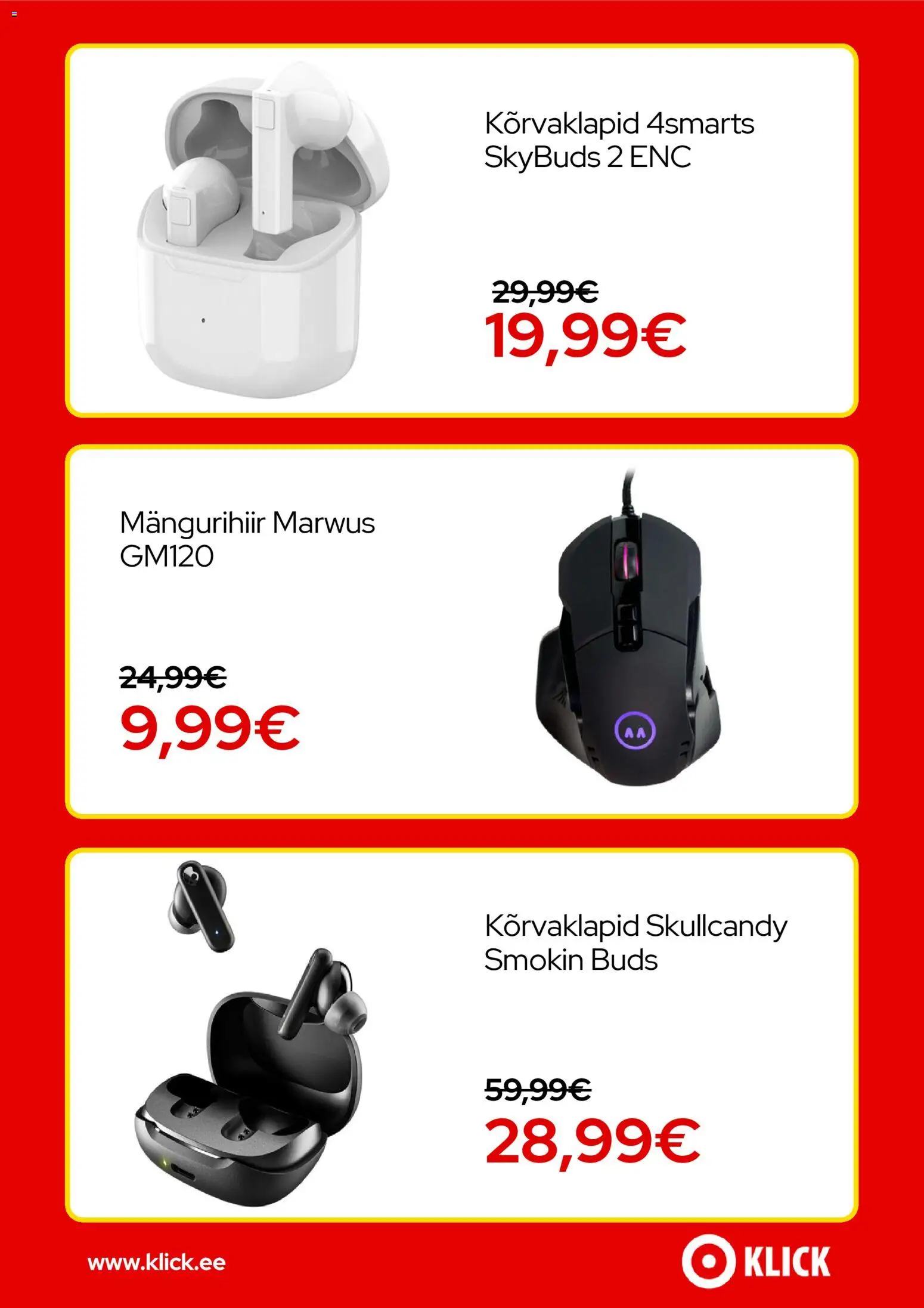 Klick kliendilehe eelvaade alates 2026.01.05