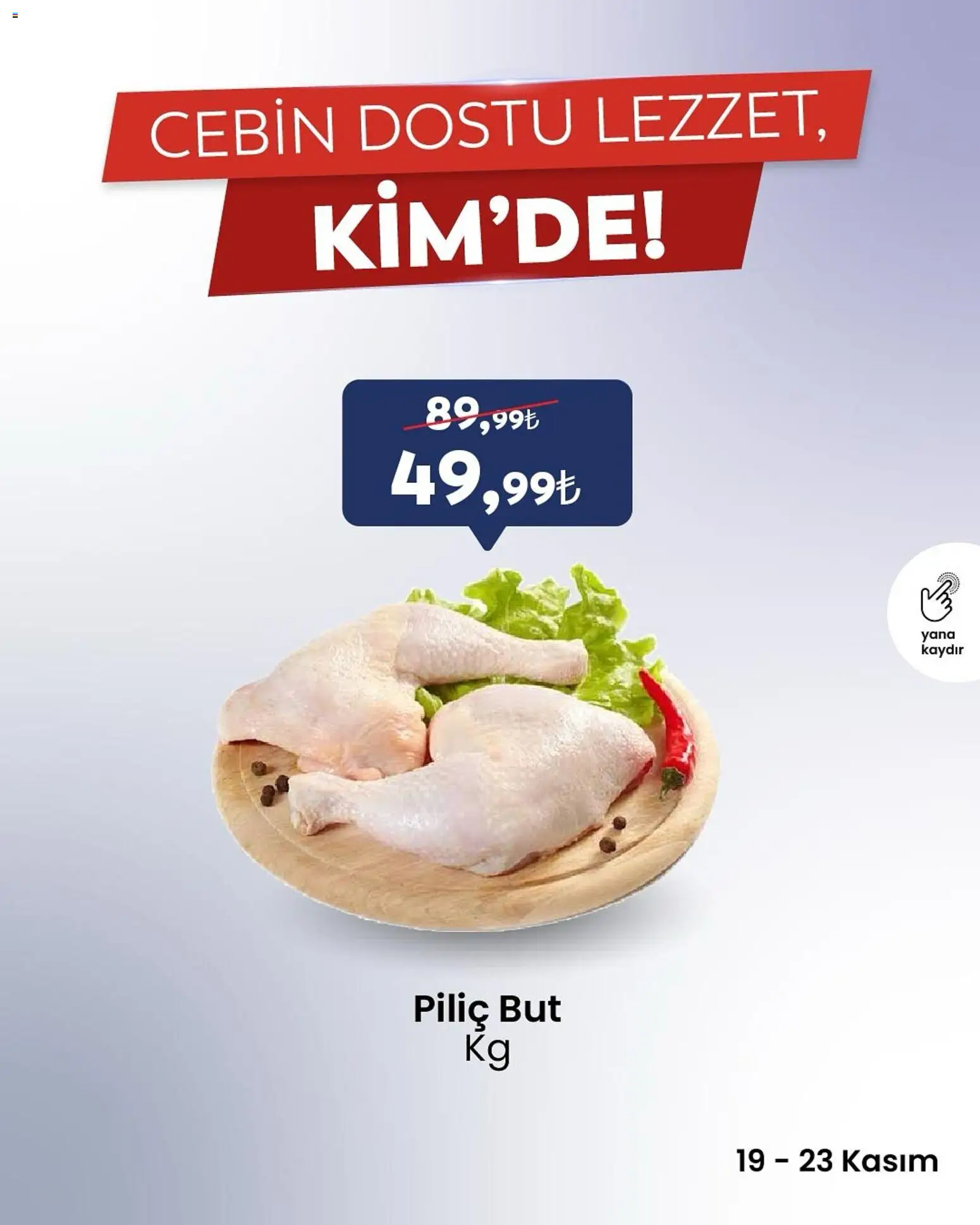 Kim Market Çarşamba’dan Pazar’a Taze ve Temiz Seçimler 19.11.2025 - Broşürünün önizlemesi