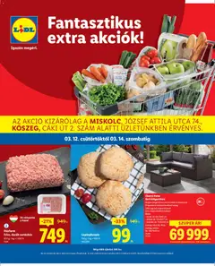 Lidl - Lidl Miskolc, Kőszeg megtekintése, amely érvényes 2026.03.12.-től