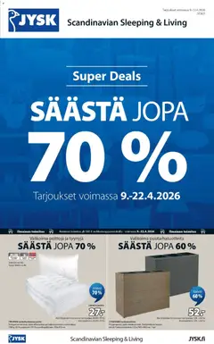 Kaupan JYSK JYSK tarjoukset esikatselu, voimassa 09/04/2026