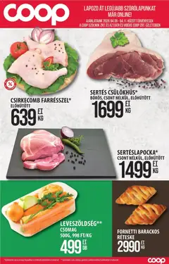 COOP Szolnok - COOP Szolnok akciós újság Monorierdő megtekintése, amely érvényes 2026.04.05.-től