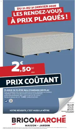 Prévisualisation de Catalogue du magasin Bricomarché formulaire valide 21/01/2026