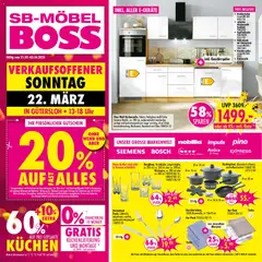 Vorschau von dem Prospekt des Geschäftes SB Möbel Boss, gültig ab dem 21.03.2026