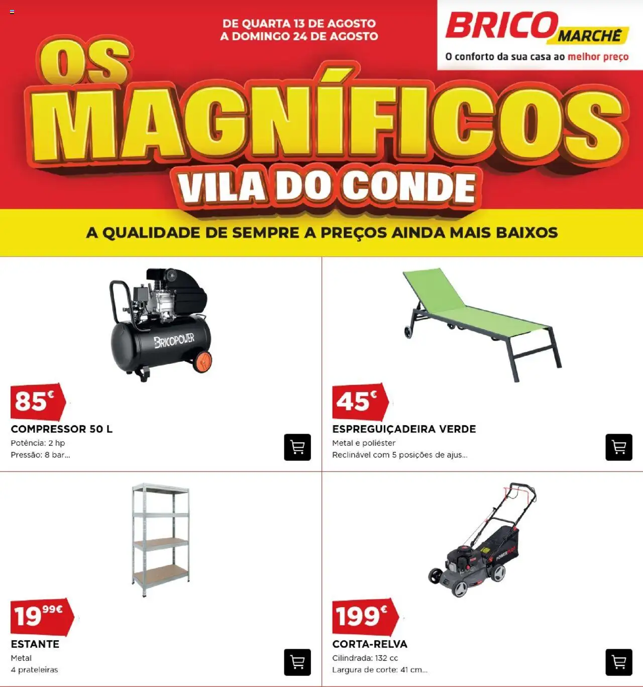 BricoMarché Folheto de 13/08/2025 - catálogo esta semana - página 1
