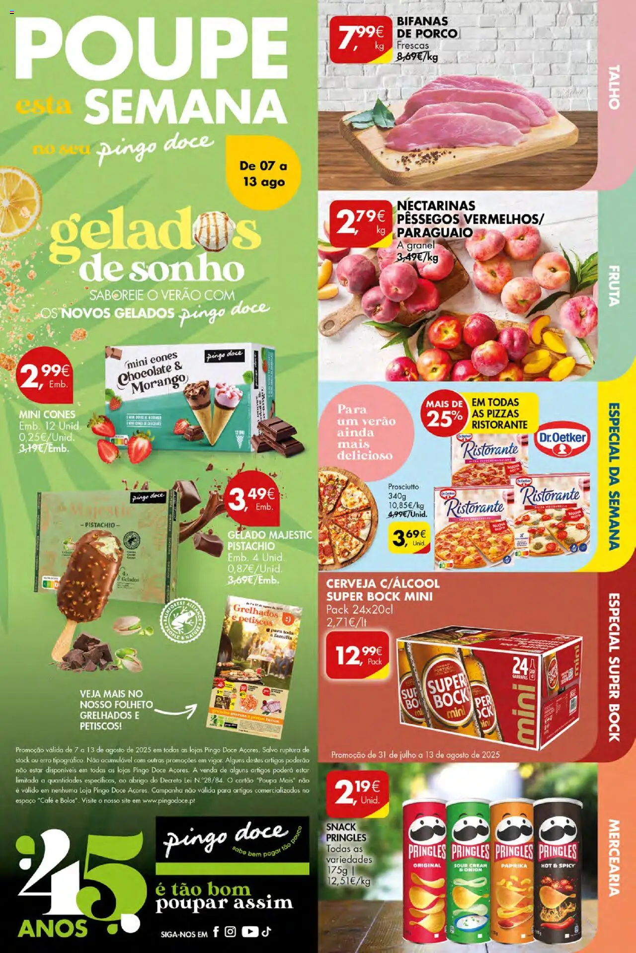 Pingo Doce Folheto de 07/08/2025 - catálogo esta semana - página 1