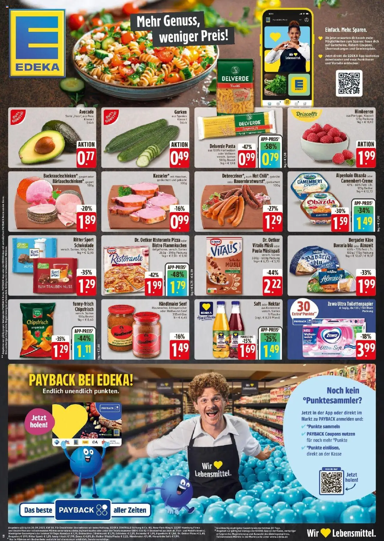 EDEKA Prospekt ab 17.09.2025 - Prospekt Vilsbiburg Online