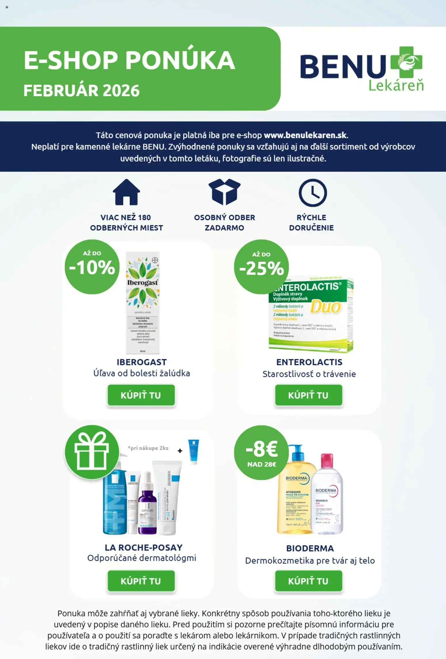 Náhľad BENU Lekáreň letáku platného od 01.02.2026