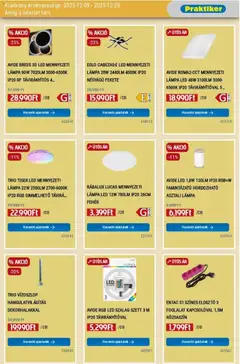 Praktiker - Akciós újság Praktiker megtekintése, amely érvényes 2025.12.09.-től | Oldal: 7