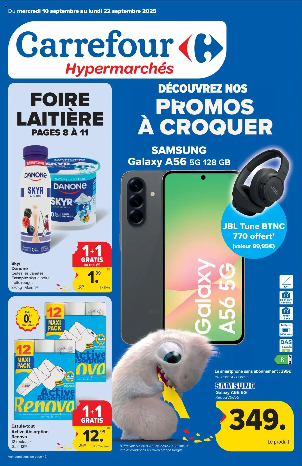 Carrefour shop Folder de la semaine 37 geldig vanaf 10/09/2025 - Paginanummer 1