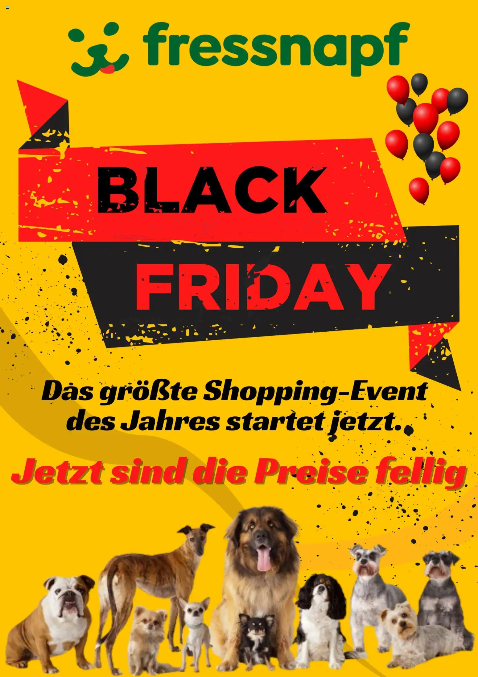 Vorschau der Angebote: Fressnapf Black Friday gültig ab 10.11.2025